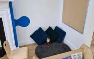 nursery reading area